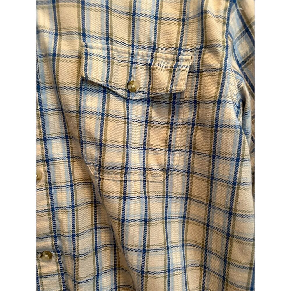 *3/$15 GH Bass Men's Plaid Long Sleeve Button-Up Shirt Size L Multicolor - Picture 3 of 8
